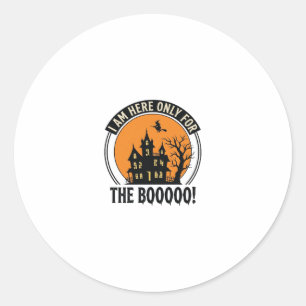 Adesivo Casa Assombrada de Halloween Engraçado Boo Vintage