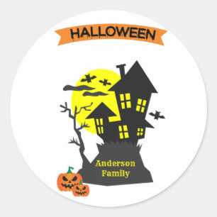 Adesivo Casa Assombrada de Spooky Halloween
