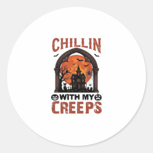 Adesivo Casa Assombrada do Chillin Creeps Halloween Lua La
