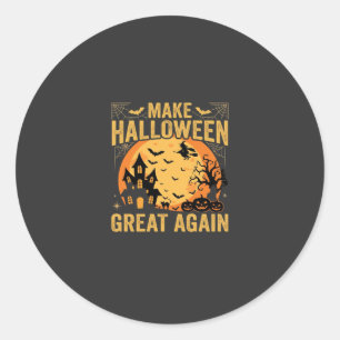 Adesivo Casa Assombrada do Halloween Ótimo de Novo Abóbora