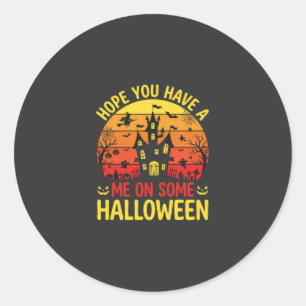 Adesivo Casa Assombrada Engraçada do Halloween em Algum De