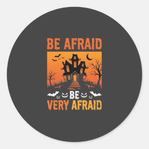 Adesivo Casa Assombrada Projeto de Halloween para Ter Medo