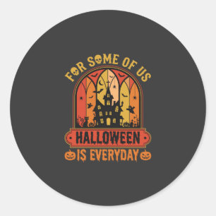 Adesivo Casa Assombrada Retro Halloween é Todos os Dias