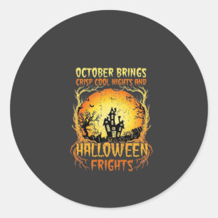 Adesivo Casa Assombrada Terrores de Halloween Lua Cheia Ab