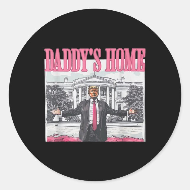 Adesivo Casa Branca de Trump Daddys 2024 1 (Frente)
