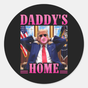 Adesivo Casa Branca de Trump Daddys 2024 3