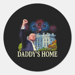 Adesivo Casa Branca de Trump Daddys 2024 Bem-vindo Sr.
