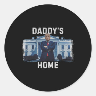 Adesivo Casa Branca do Funny Trump Pai 2024 1
