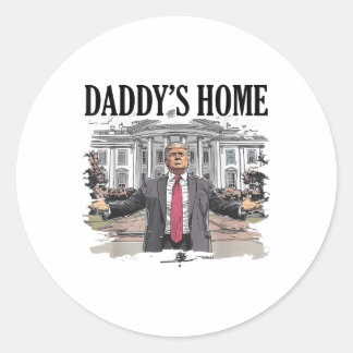 Adesivo Casa Branca Funny Trump Daddys Casa _1