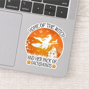 Adesivo Casa Da Bruxa E Seu Pacote De Sacos Legal