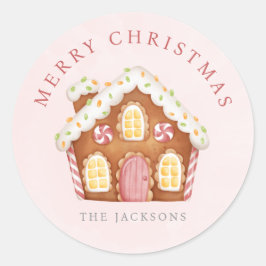 Adesivo Casa de Biscoito de Natal