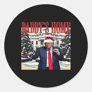 Adesivo Casa de Natal do pai Casa Branca Trump D