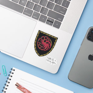 Adesivo CASA DO DRAGÃO   House Targaryen Crest