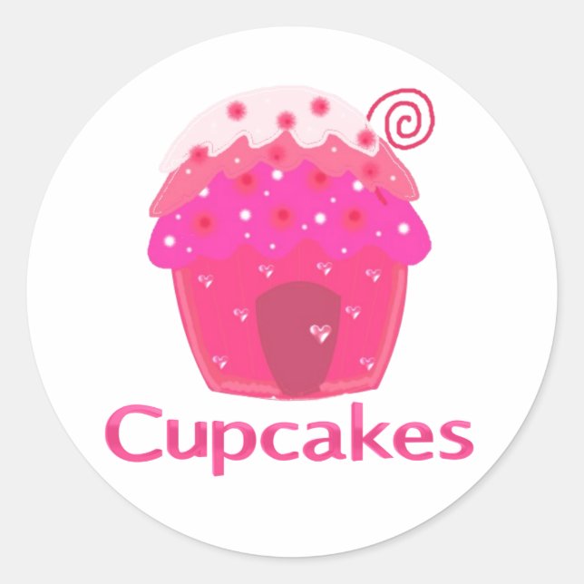 Adesivo Casa Doce Cupcake (Frente)