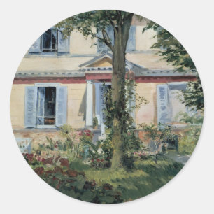 Adesivo Casa em Rueil por Edouard Manet