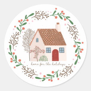 Adesivo Casa Para O Natal De Férias