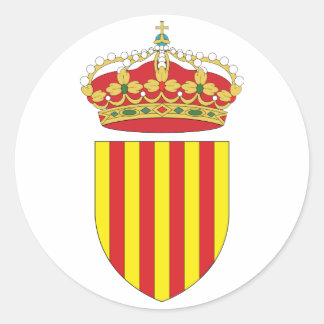 Adesivo Casaco Arms Cataluña Símbolo da heráldica da Espan