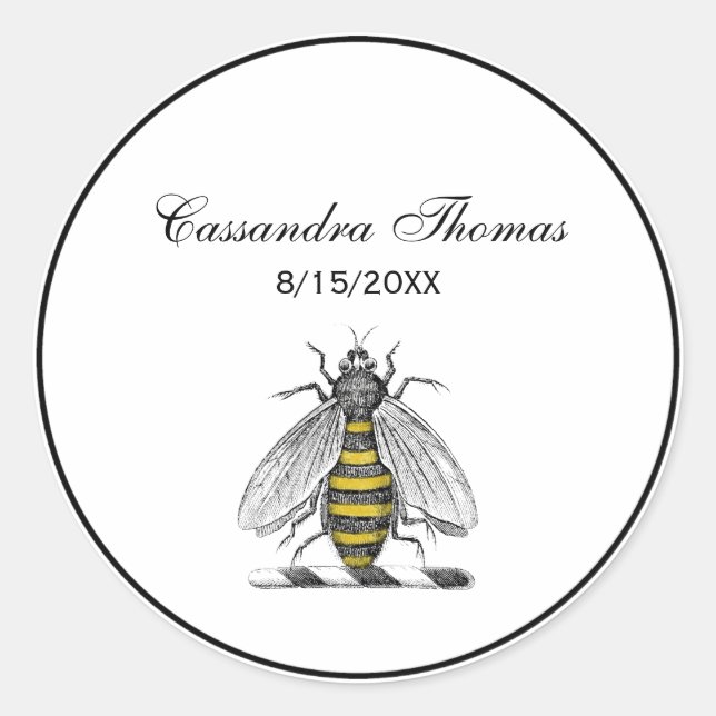 Adesivo Casaco de Abelhas Herádicas de Pré-Disquete Emblem (Frente)