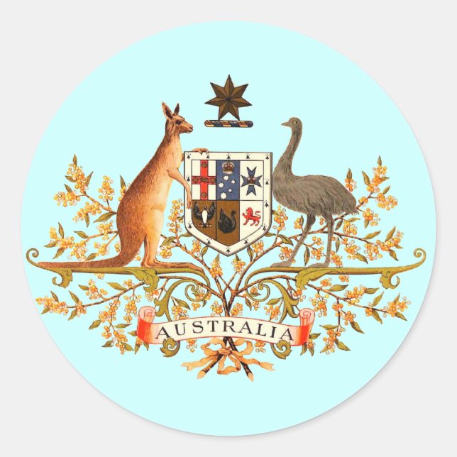 Adesivo casaco de armas austrália (Frente)