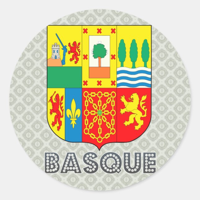Adesivo Casaco de armas basco (Frente)