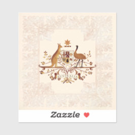 Adesivo Casaco de Armas Castanho na Austrália