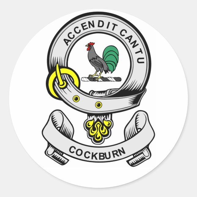 Adesivo CASACO de Armas COCKBURN (Frente)