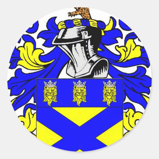 Adesivo Casaco de Armas Cooper (Inglês) (Frente)