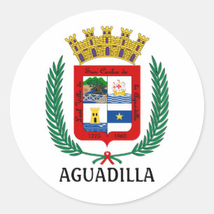 Adesivo Casaco de Armas da Aguadilla, Porto Rico