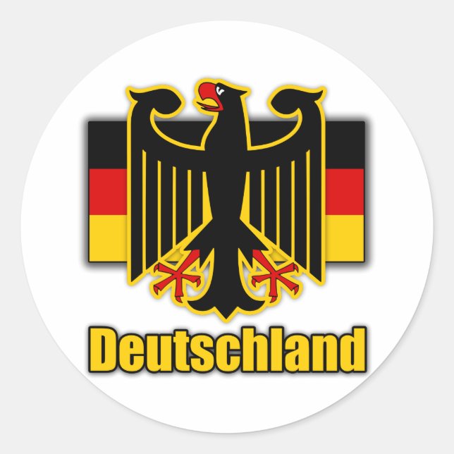 Adesivo Casaco de armas da Alemanha (Frente)