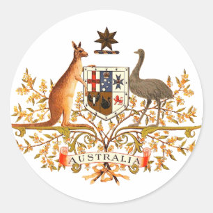 Adesivo casaco de armas da Austrália