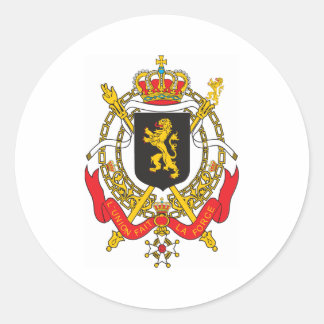Adesivo Casaco De Armas Da Bélgica