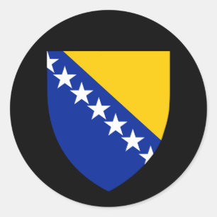Adesivo Casaco de armas da Bósnia e Herzegovina