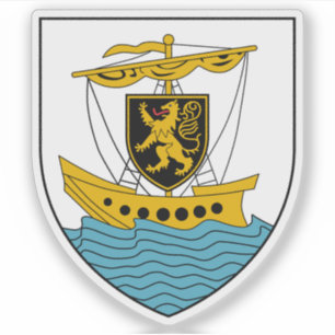 Adesivo Casaco de armas da cidade de Galway