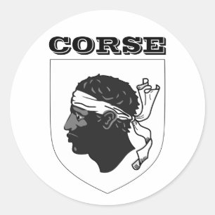 Adesivo Casaco de Armas da Córsega (França)