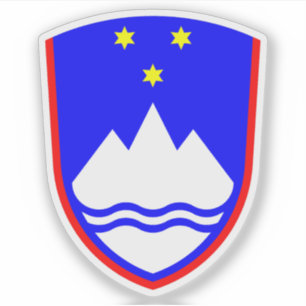 Adesivo Casaco de armas da Eslovênia