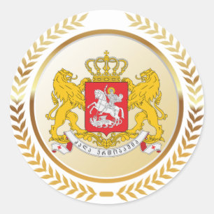 Adesivo Casaco de Armas da Geórgia
