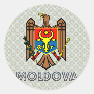 Adesivo Casaco de armas da Moldávia