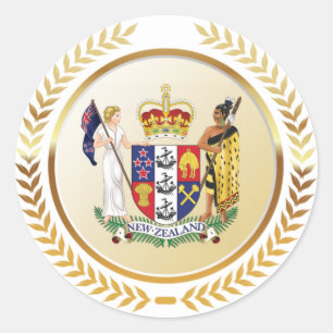 Adesivo Casaco de Armas da Nova Zelândia
