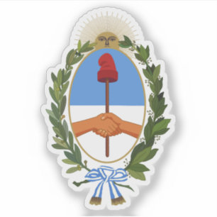 Adesivo Casaco de armas da província de Buenos Aires, Arge