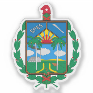 Adesivo Casaco de armas da Província de Camaguey, Cuba