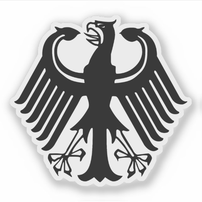 Adesivo Casaco de armas da República de Weimar, Alemanha - (Frente)