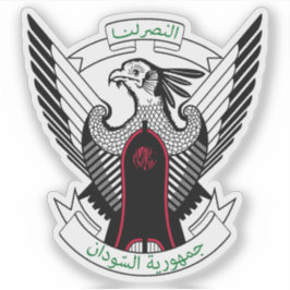 Adesivo Casaco de armas da República do Sudão