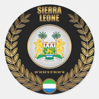 Adesivo Casaco de armas da Serra Leoa