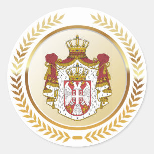 Adesivo Casaco de armas da Sérvia