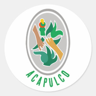 Adesivo Casaco de Armas de Acapulco, México