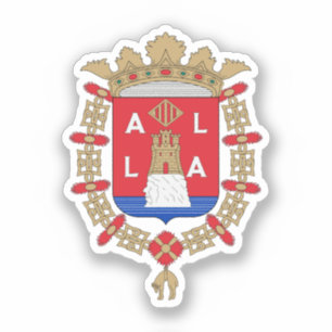 Adesivo Casaco de armas de Alicante, Espanha