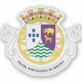Adesivo Casaco de armas de Angola portuguesa (1951-1975)