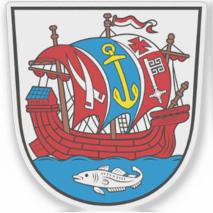 Adesivo Casaco de armas de Bremerhaven, Alemanha