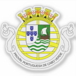 Adesivo Casaco de armas de Cabo Verde português (1951-1975