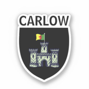 Adesivo Casaco de Armas de Carlow (cidade), República da I